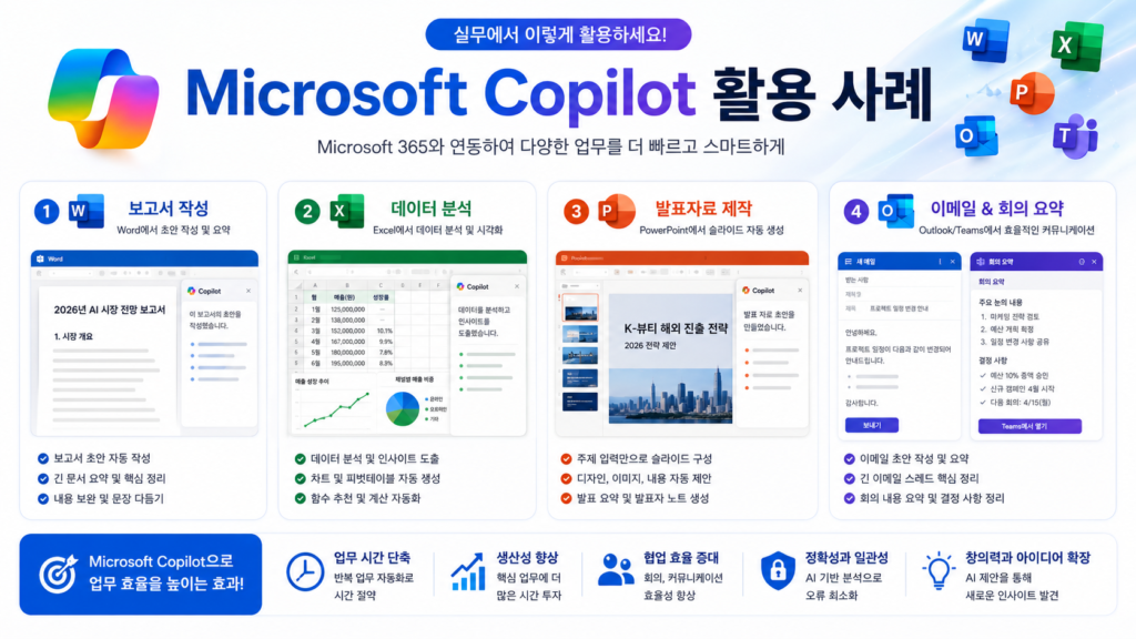 Microsoft Copilot 활용 사례