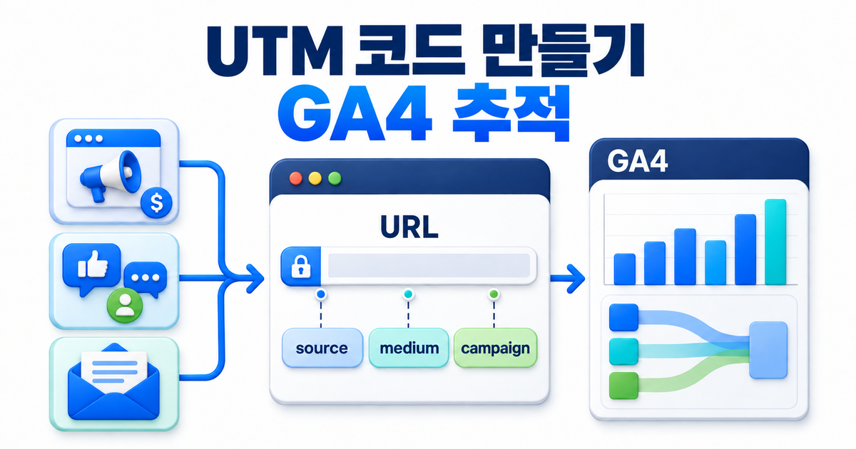 UTM 코드 만들기와 GA4 캠페인 추적